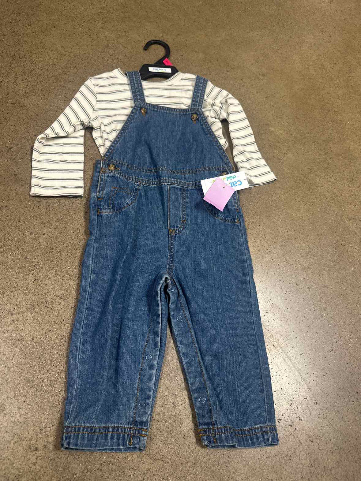Carters (C) Cream Infant Size 18 MO Boys 2PC Casual