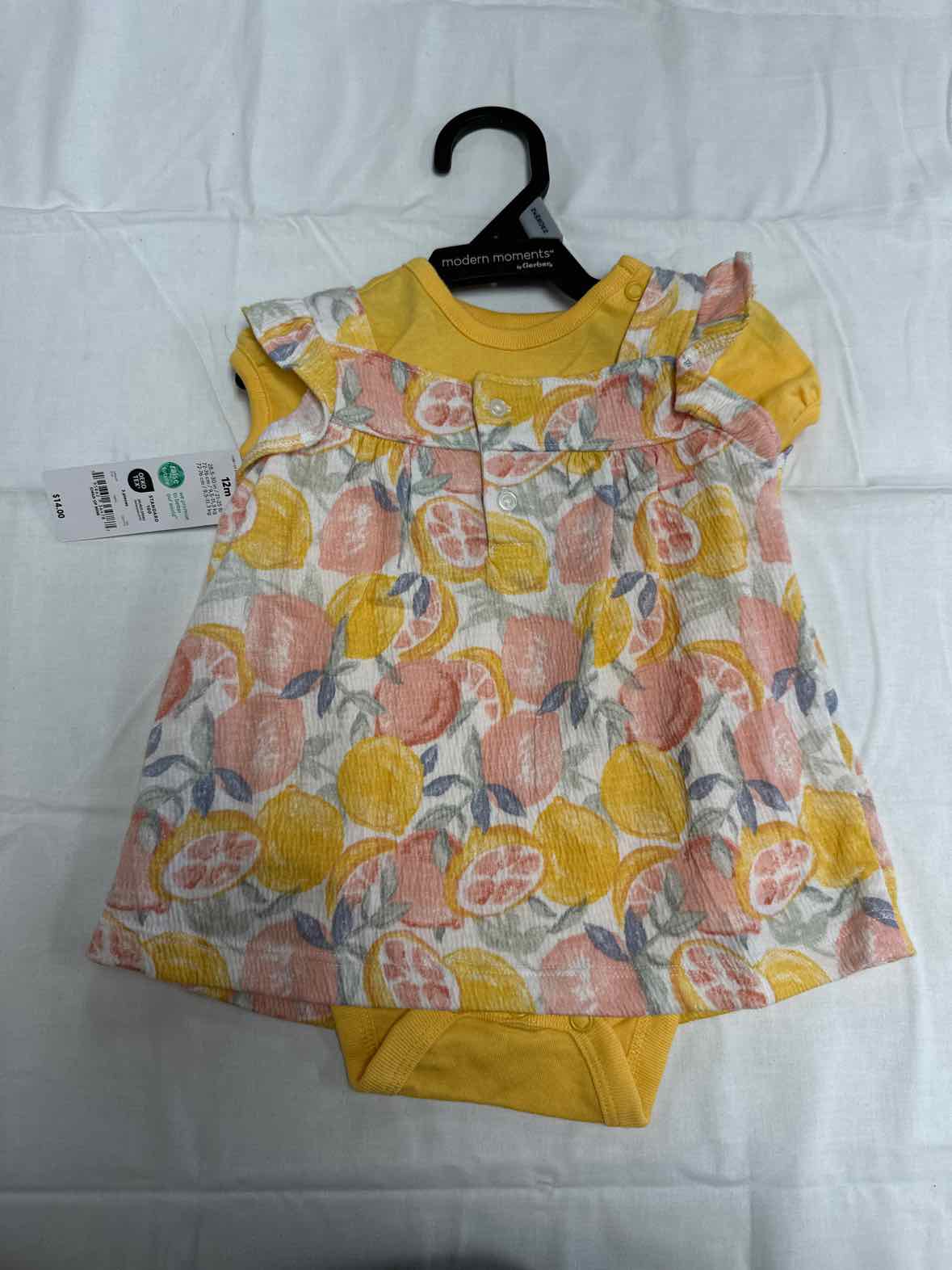 Carters (C) Yellow Infant Size 6 MO Girls 1PC Casual