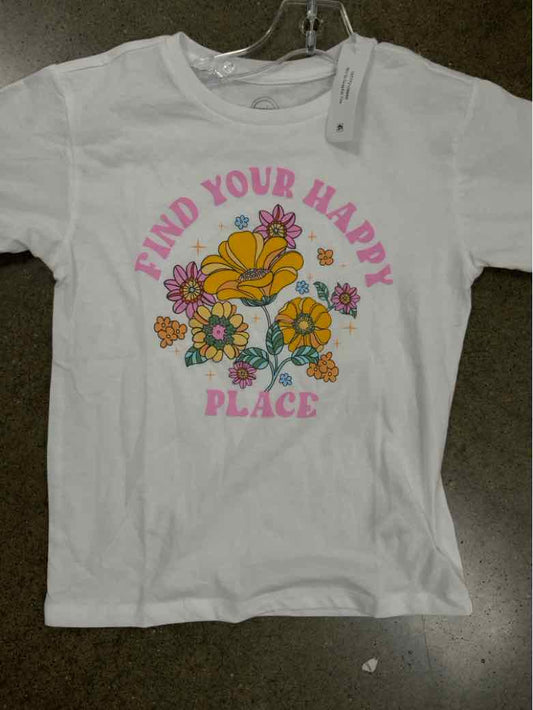 Wonder Nation (E) White Youth Size 6 Girls SSTop