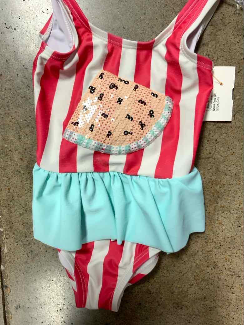 Koala Baby (D) Stripe Infant Size 12 MO Girls 1PCSwimwear