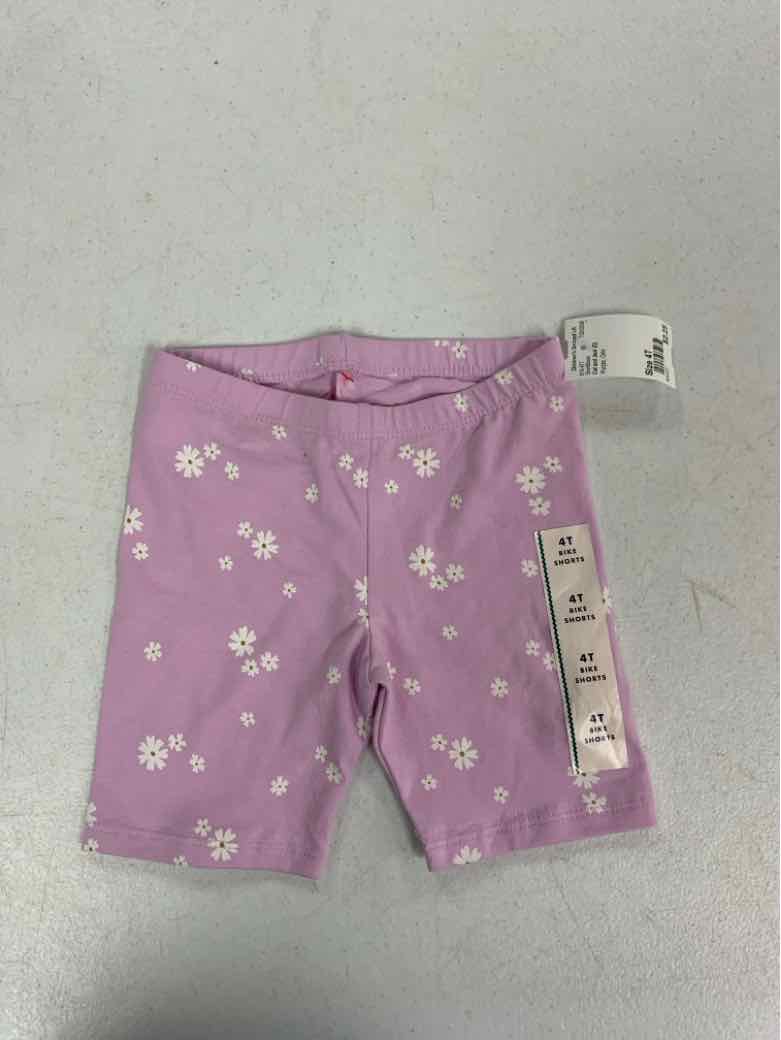 Cat and Jack (D) Purple Toddler Size 4T Girls ShortBasic