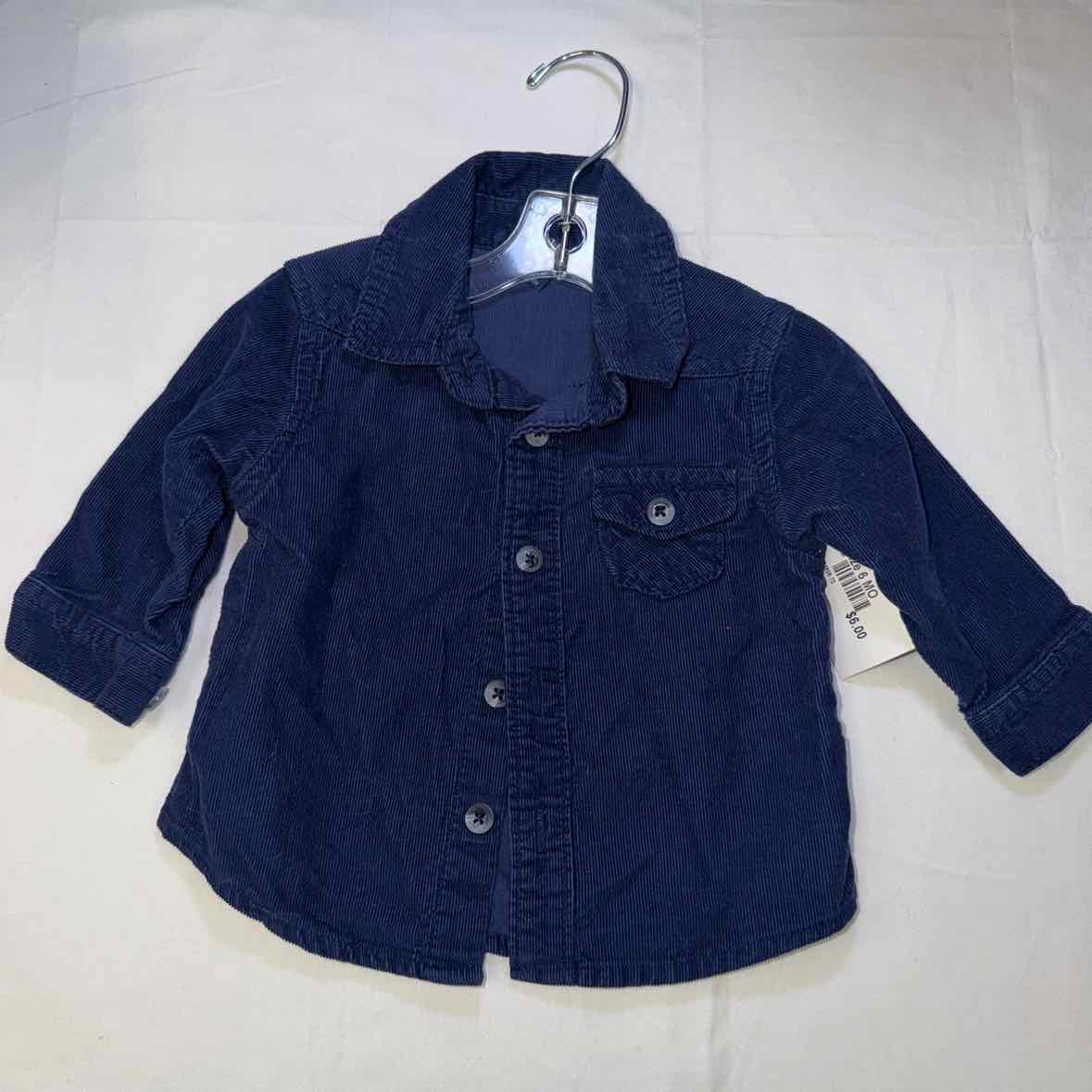 Old Navy (C) Navy Infant Size 6 MO Boys ButtondownLS
