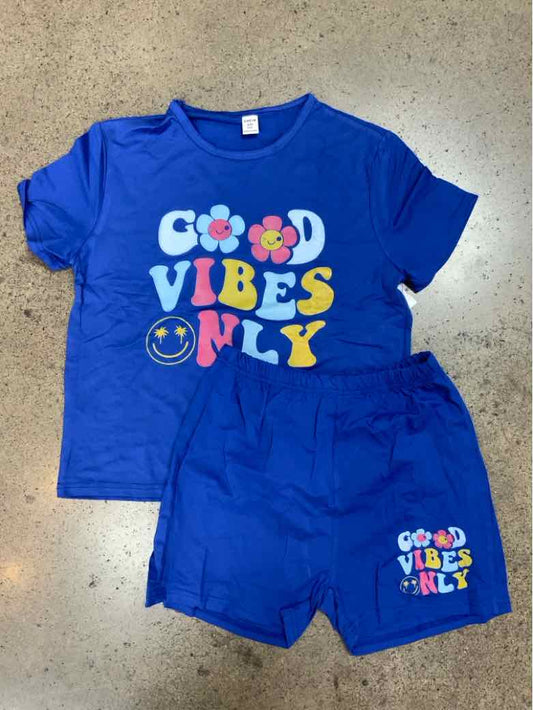 SHEIN Blue Youth Size 12 Girls 2PCCasual