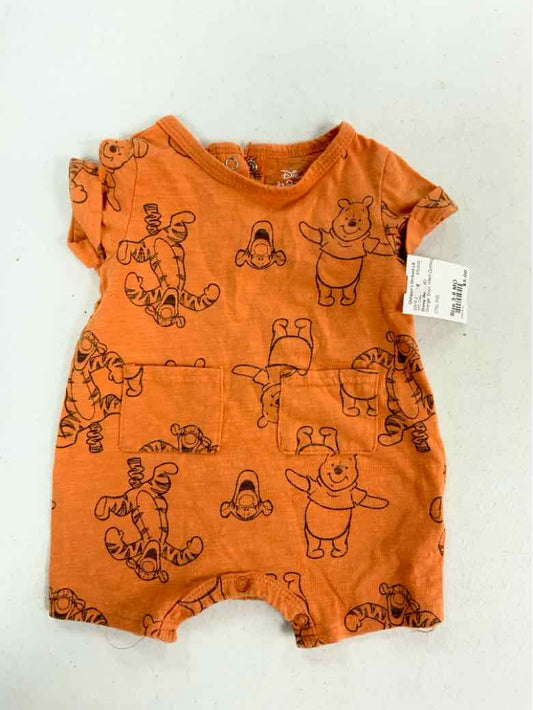 Disney Babies (C) Orange Infant Size 3-6 MO Boys 1PC Casual