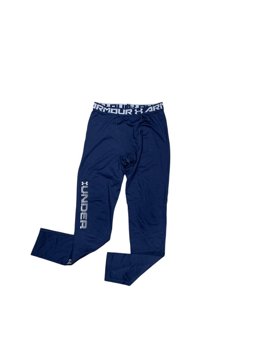 Under Armour (B) Navy Youth Size 14 Girls AthleticLeggings