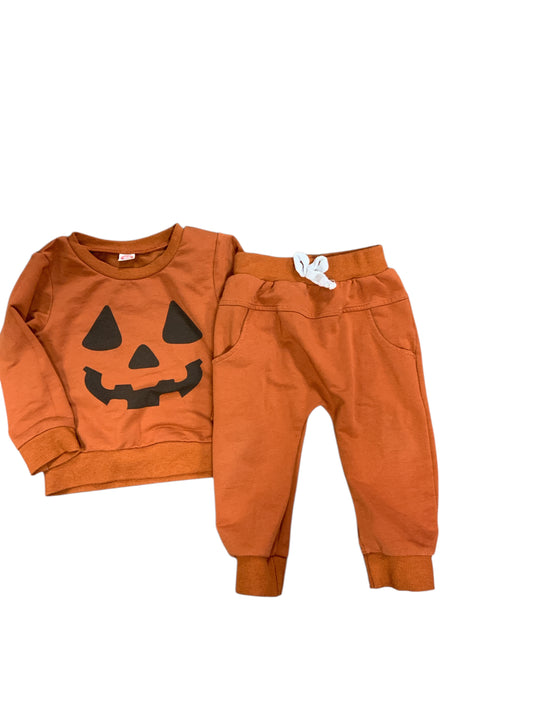 no  brand Orange Infant Size 24 MO Boys 2PC Casual