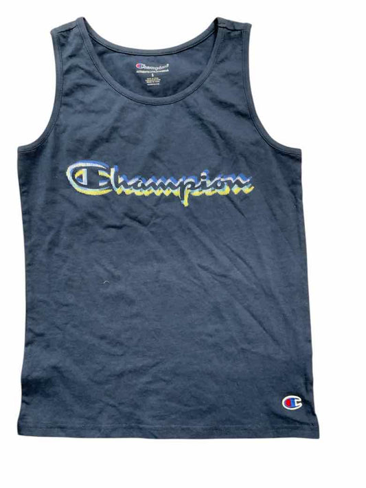 Champion (C) Blue Youth Size 10 Boys TankTop