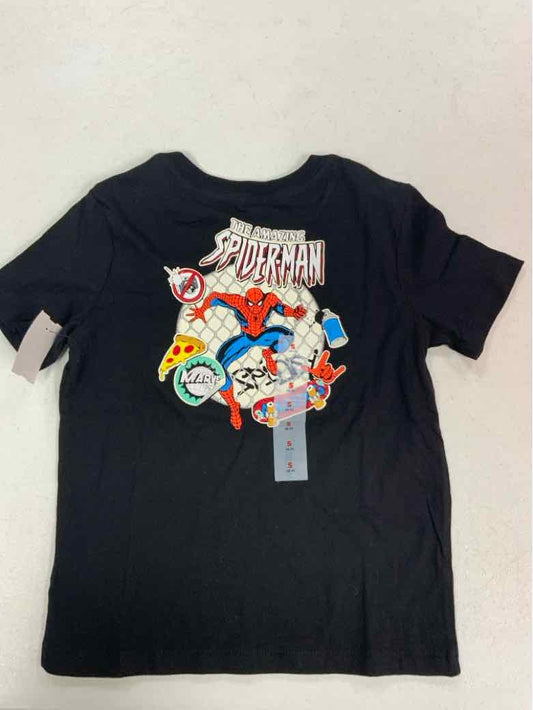Old Navy (C) Black Youth Size 7 Boys SSTop