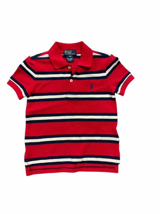 Polo Ralph Lauren (A) Red Toddler Size 2T Boys SSTop