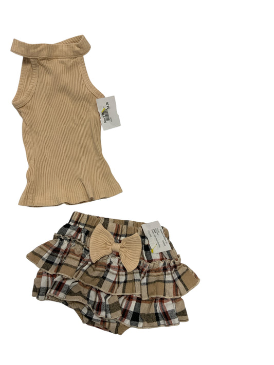 SHEIN Cream Infant Size 9 MO Girls 2PC Casual