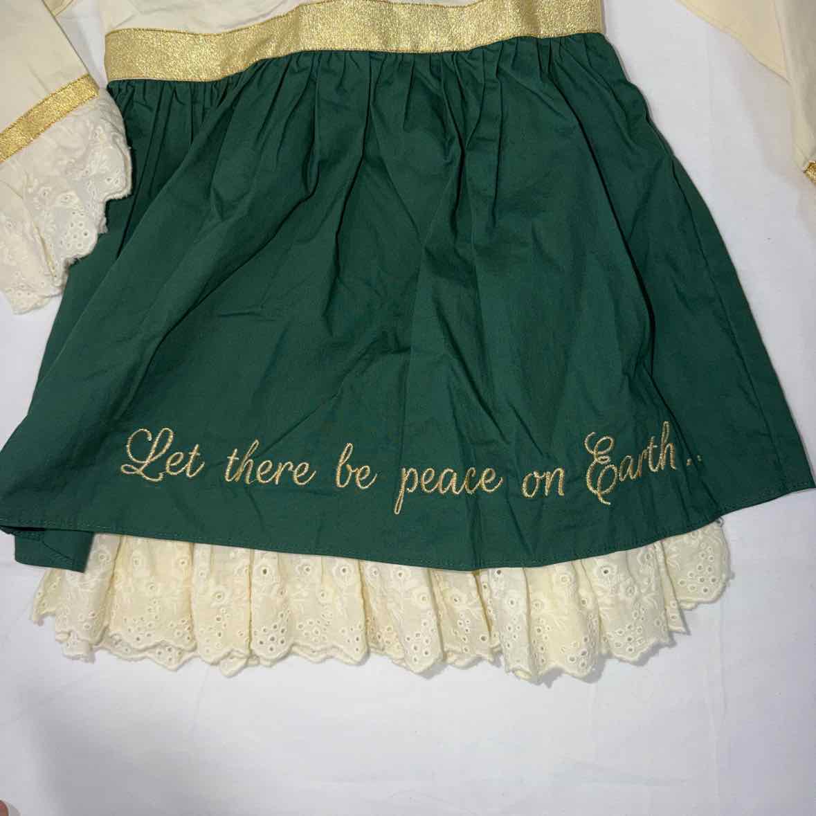 EVIE'S CLOSET Cream Toddler Size 2T Girls CasualDress