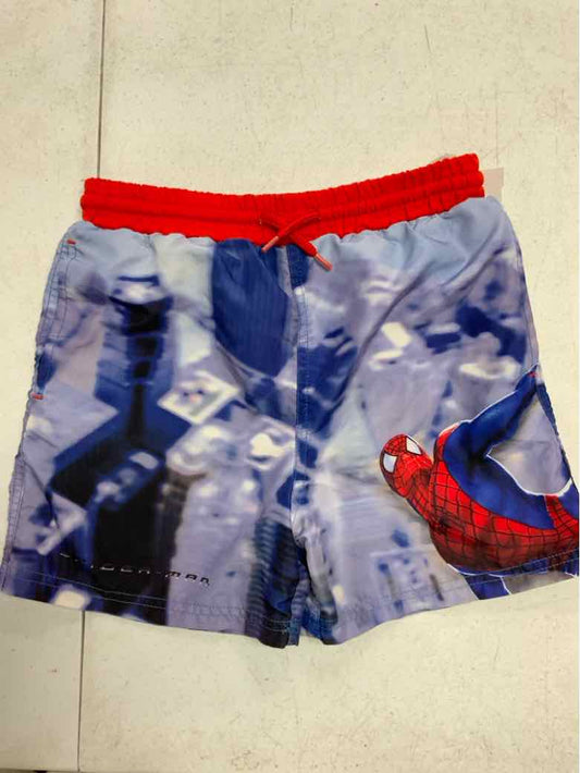 spider man Red Toddler Size 5 Boys SwimTrunks