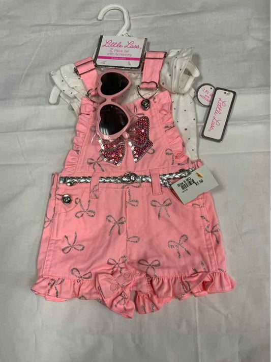 Little Lass (D) Pink Infant Size 6 MO Girls 3PC Casual