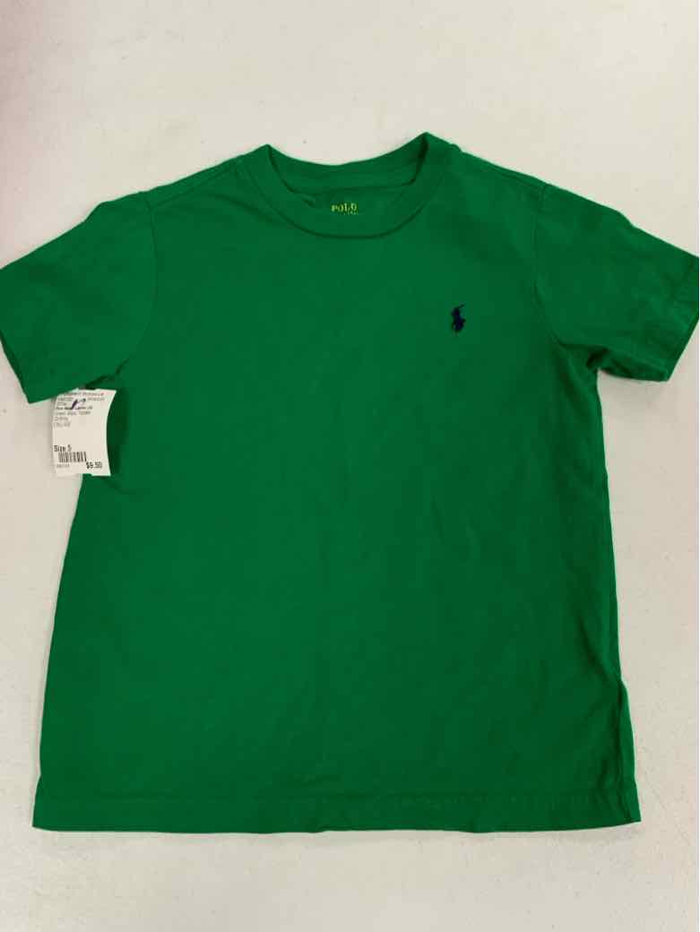 Polo Ralph Lauren (A) Green Toddler Size 5 Boys SSTop