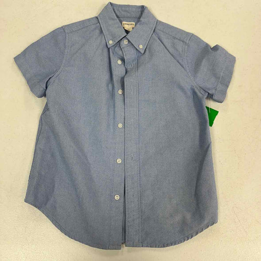 Crewcuts (B) Blue Youth Size 7 Boys ButtondownSS