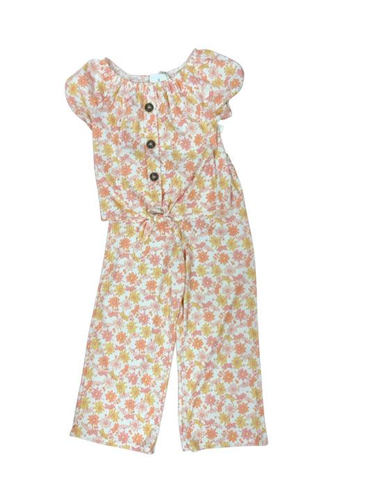 heart and arrow Pink Toddler Size 5 Girls 2PCCasual