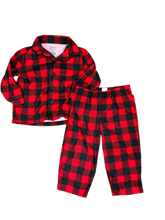 Carters (C) Red Infant Size 18 MO Boys 2PCSleepwear