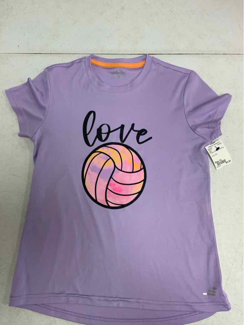 bcg Purple Youth Size 14 Girls SSTop