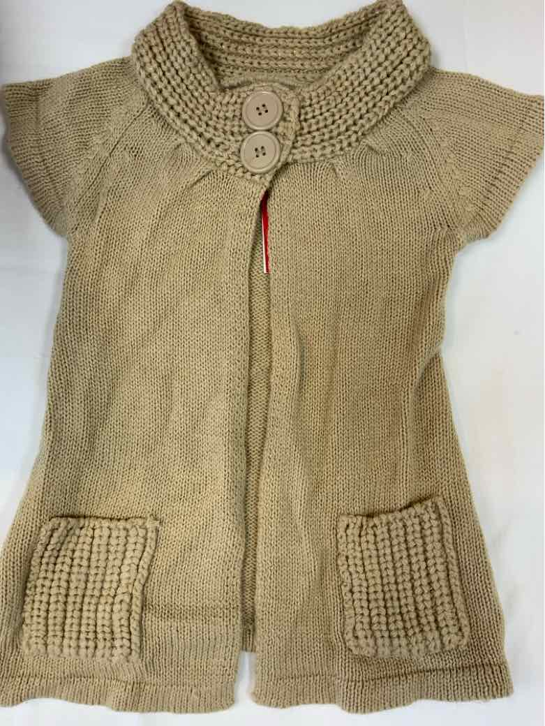 pink angel Tan Toddler Size 5-6 Girls SweaterHeavy