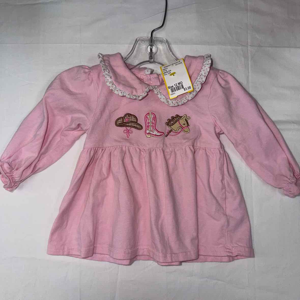 stitchy fish Pink Infant Size 12 MO Girls LSTop