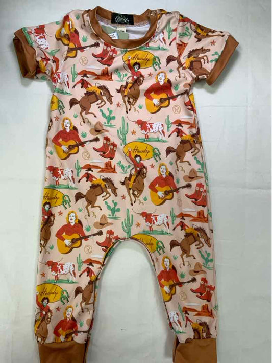 CLOVER COTTAGE Brown Infant Size 12 MO Boys 1PC Casual