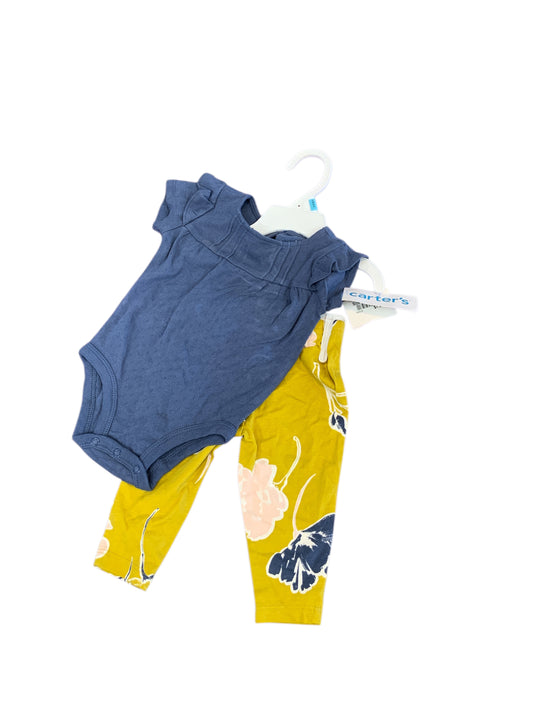 Carters (C) Blue Infant Size 6 MO Girls 2PC Casual