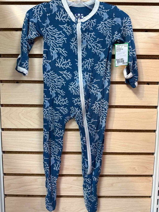Kickee Pants (B) Blue Infant Size 9 MO Boys 1PCSleepwear