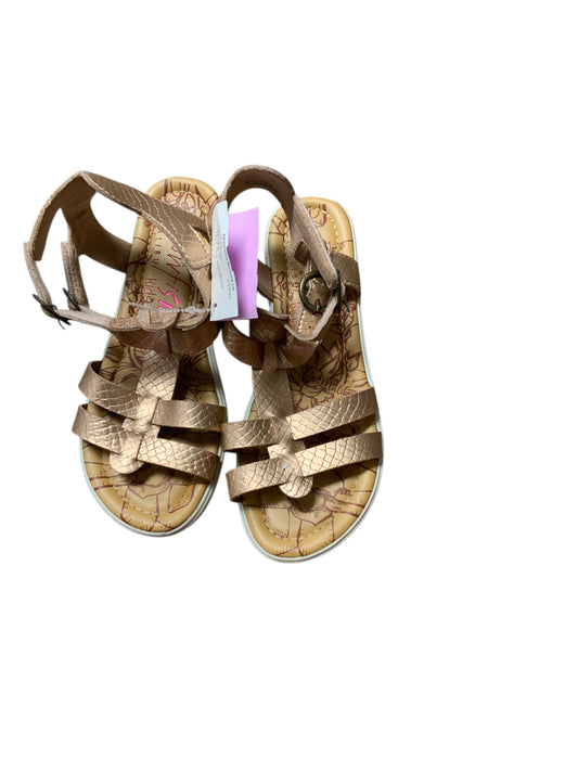 blowfish Gold Youth Shoe Size 3 (Youth) Girls Casual Shoes