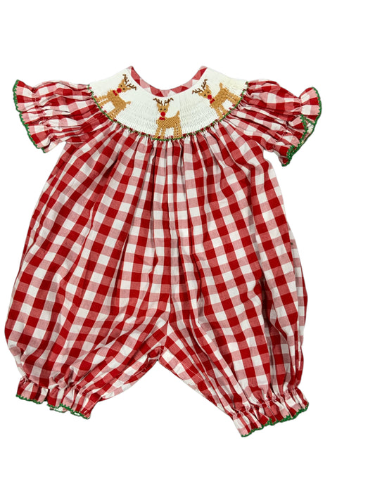southern smocked Christmas Infant Size 3 MO Girls 1PC Casual