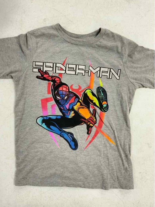 Marvel (D) Gray Youth Size 8 Boys SSTop