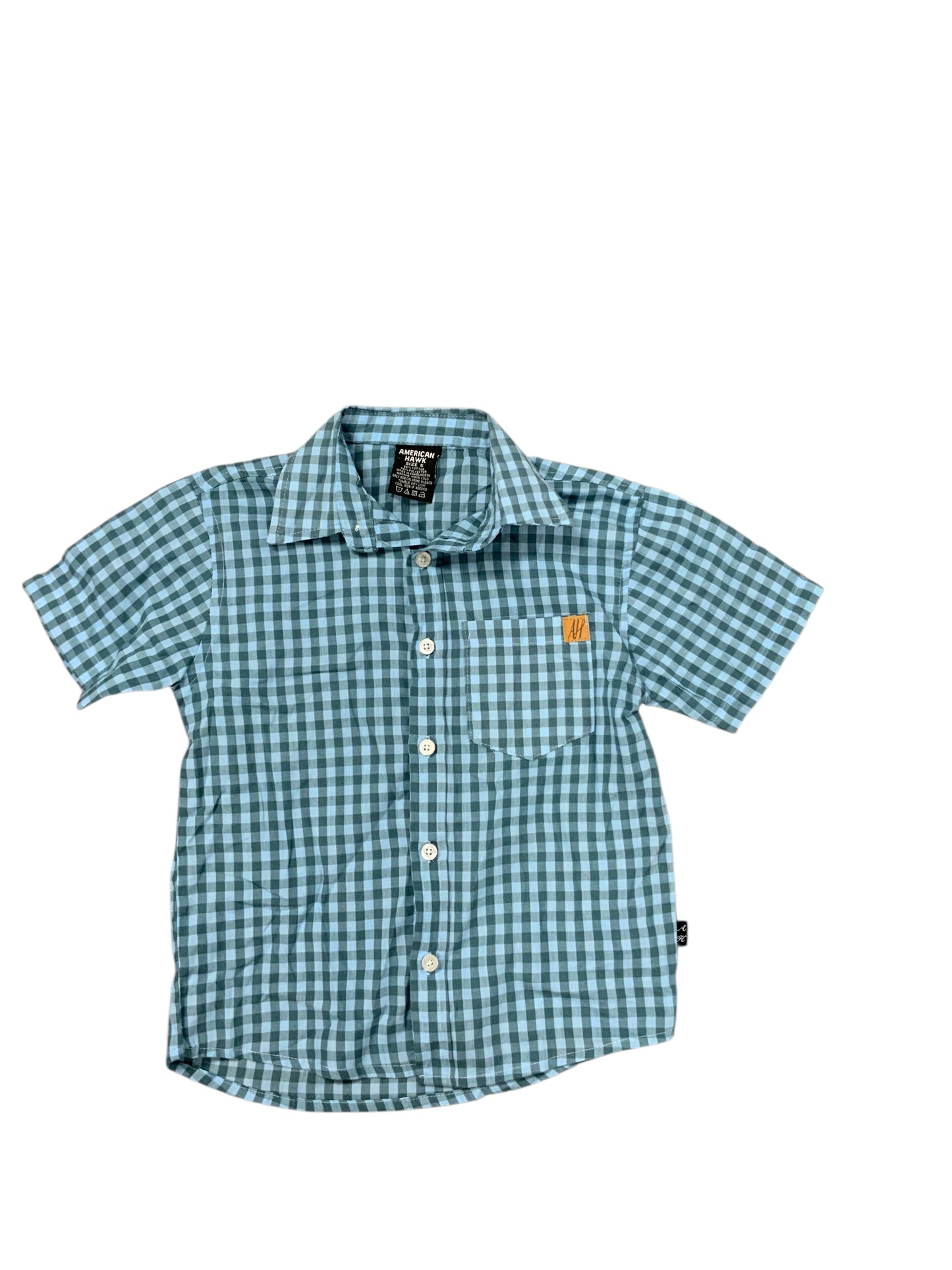 American Hawke (E) Blue Toddler Size 5 Boys ButtondownSS