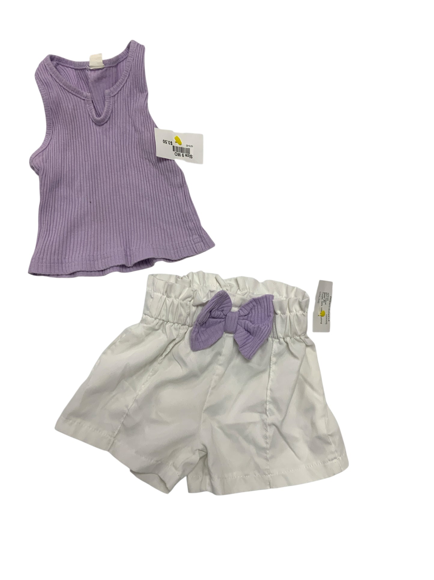 Shein (E) Purple Infant Size 9 MO Girls 2PC Casual