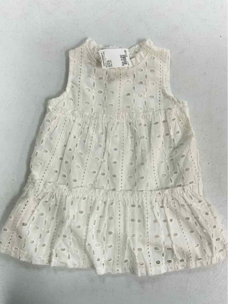 Mud Pie (B) White Infant Size 18 MO Girls CasualDress