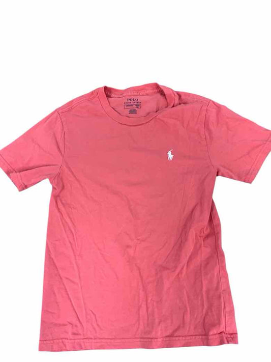 Polo Ralph Lauren (A) Peach Youth Size 8 Boys SSTop