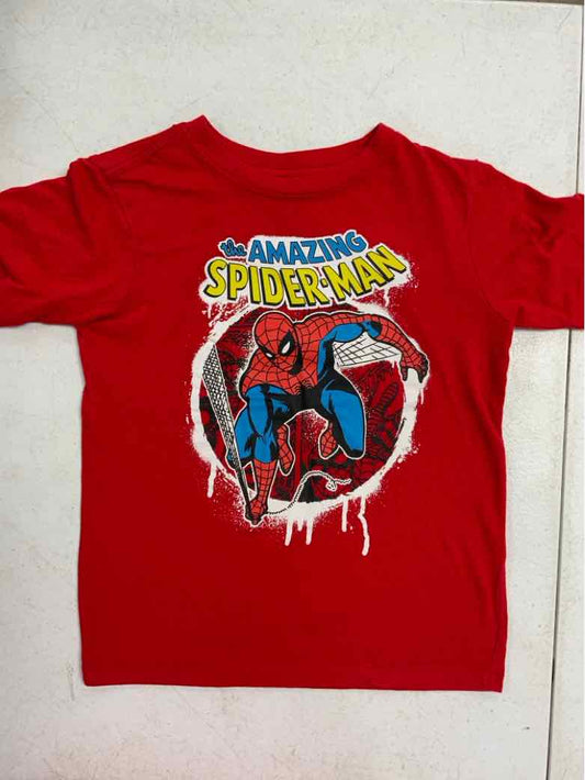 Marvel (D) Red Youth Size 7 Boys SSTop