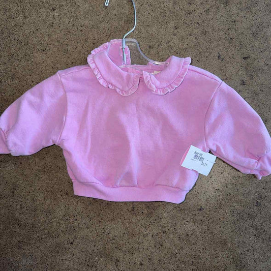 Cat and Jack (D) Purple Infant Size NB Girls LSTop