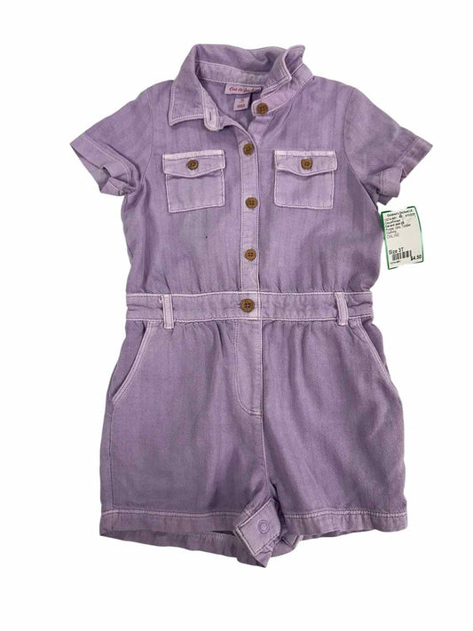 Cat and Jack (D) Purple Toddler Size 3T Girls CasualRomper