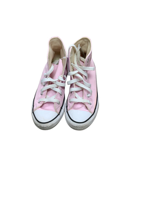 Converse All Star (B) Pink Youth Shoe Size 1 (Youth) Girls Casual Shoes