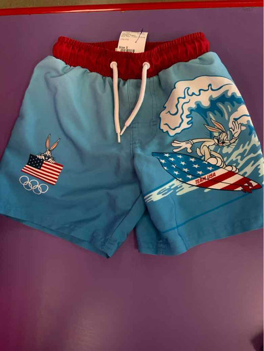 LOONEY TUNES Blue Toddler Size 5 Boys SwimTrunks