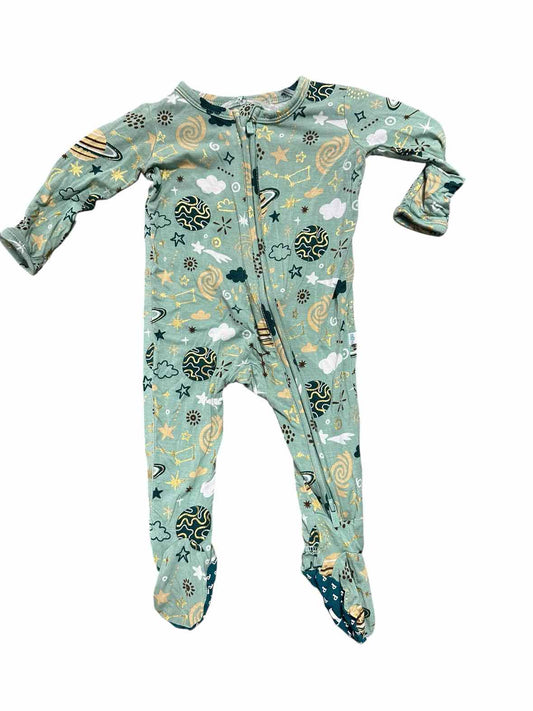 Posh Peanut (A) Green Infant Size NB Boys 1PCSleepwear