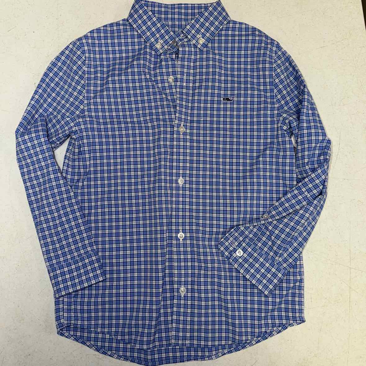 Vineyard Vines (A) Blue Youth Size 7 Boys ButtondownLS