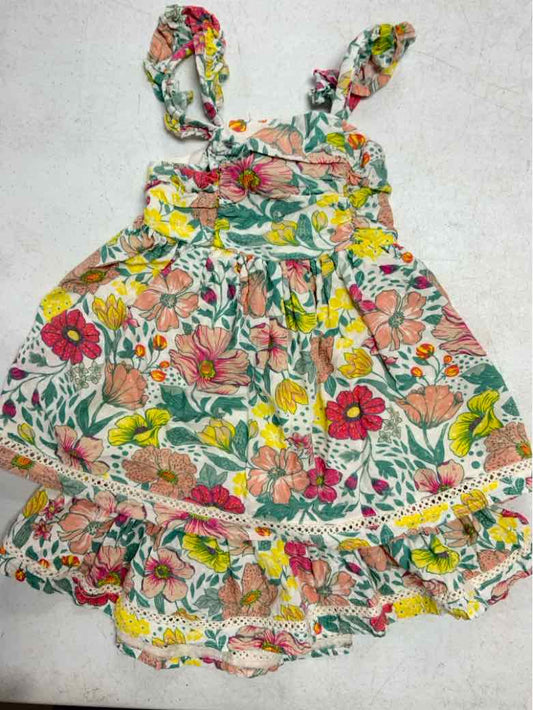 CUPCAKES AND CASHMERE Green Toddler Size 4T Girls CasualDress