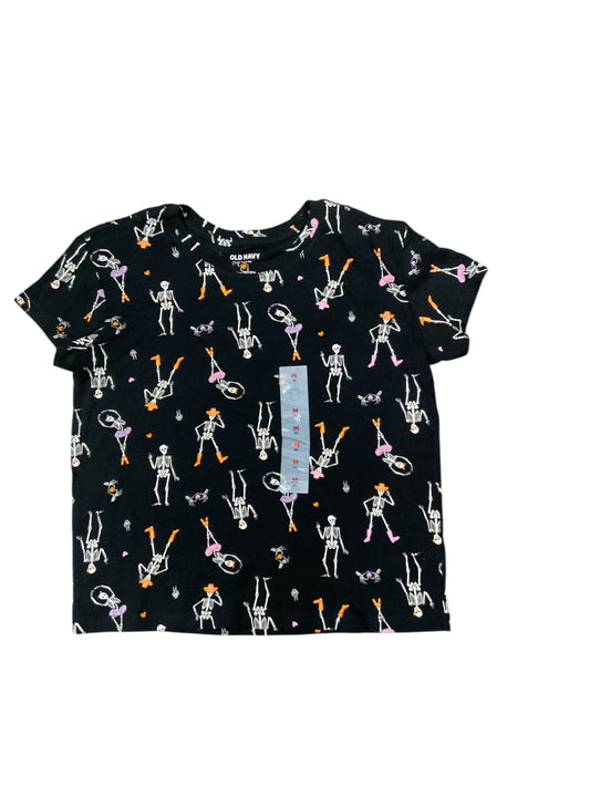 Old Navy (C) Black Youth Size 8 Girls SSTop