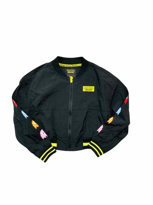 Justice (D) Black Youth Size 8 Girls Jacket Light