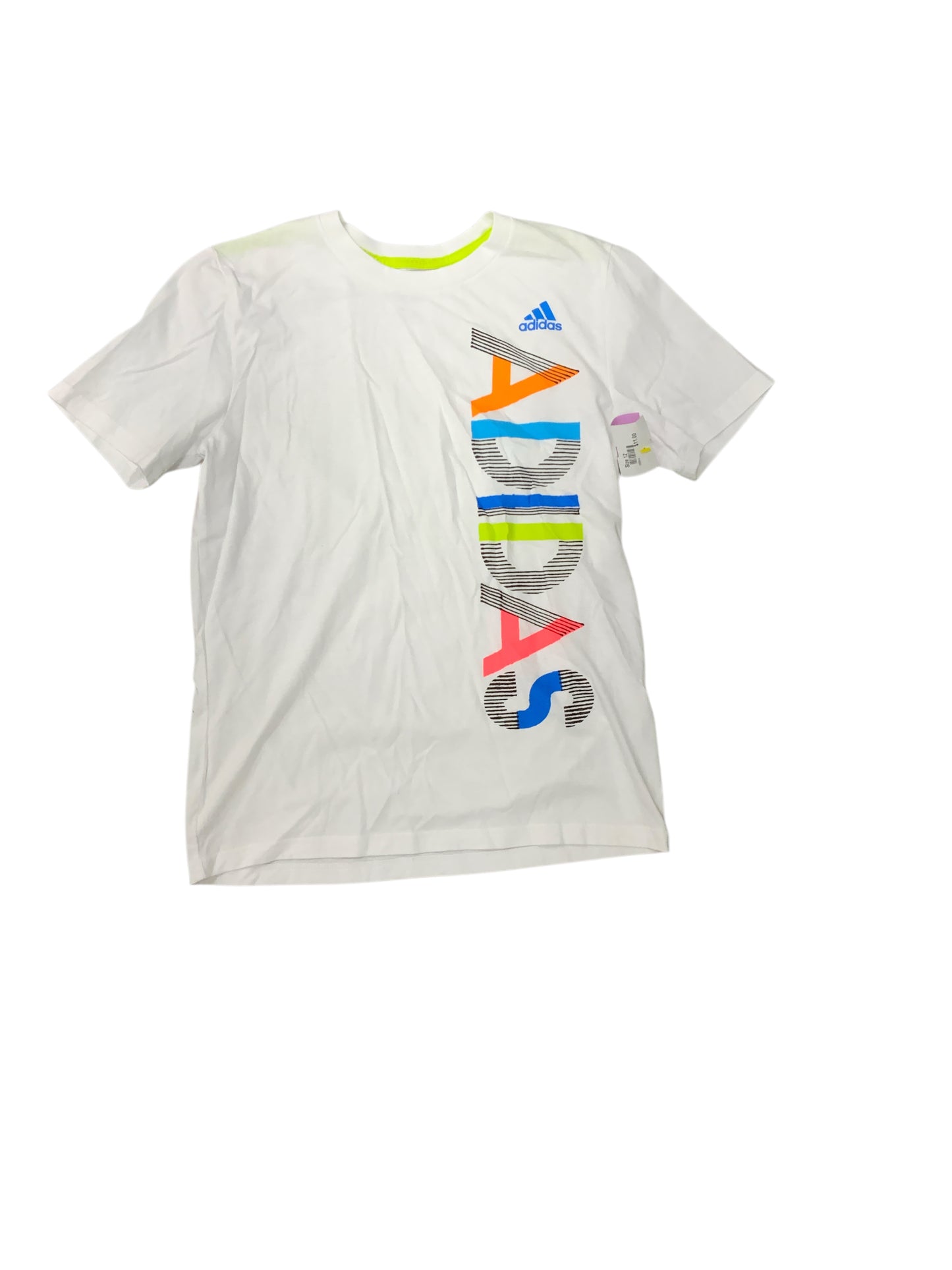 Adidas (B) White Youth Size 12 Boys SSTop