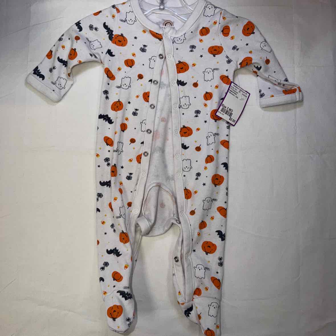 magical kids Halloween Infant Size 3 MO Girls 1PCSleepwear