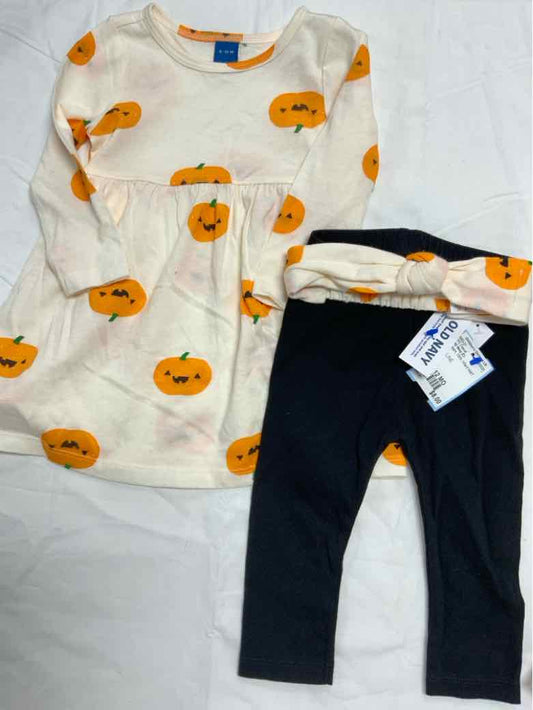 Old Navy (C) Cream Infant Size 12 MO Girls 3PC Casual