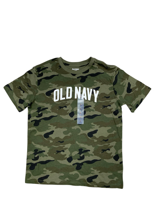 Old Navy (C) Green Youth Size 12 Boys SSTop
