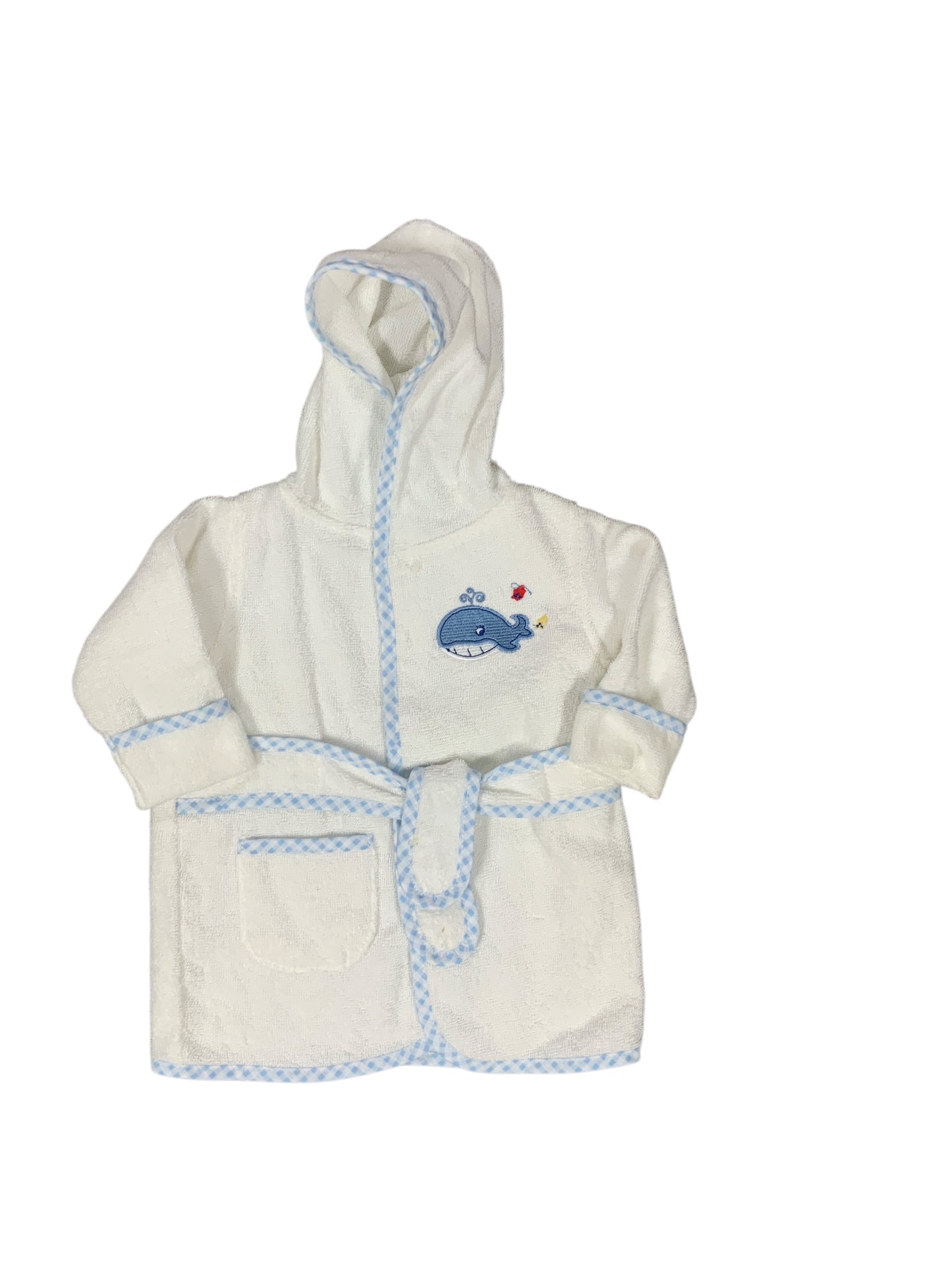 spasilk White Infant Size 9 MO Boys Bathrobe