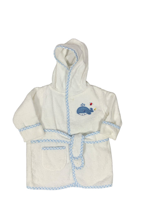 spasilk White Infant Size 9 MO Boys Bathrobe